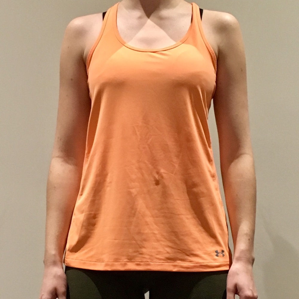 Under armour workout tank orange